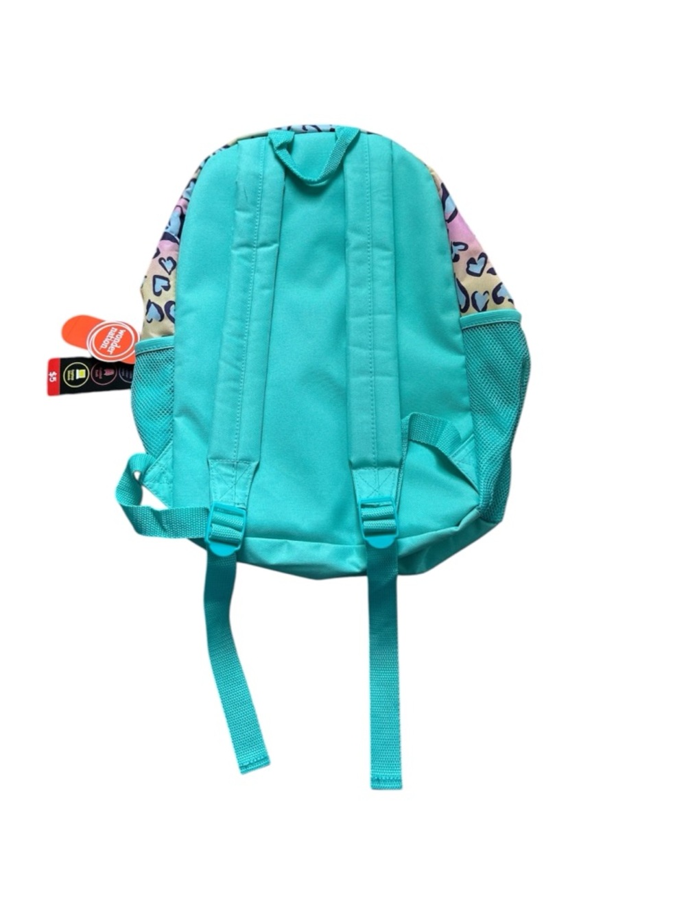 🆕Kids Heart, and Shark Pattern Backpacks - Pink, Teal, Navy - Picture 8 of 12